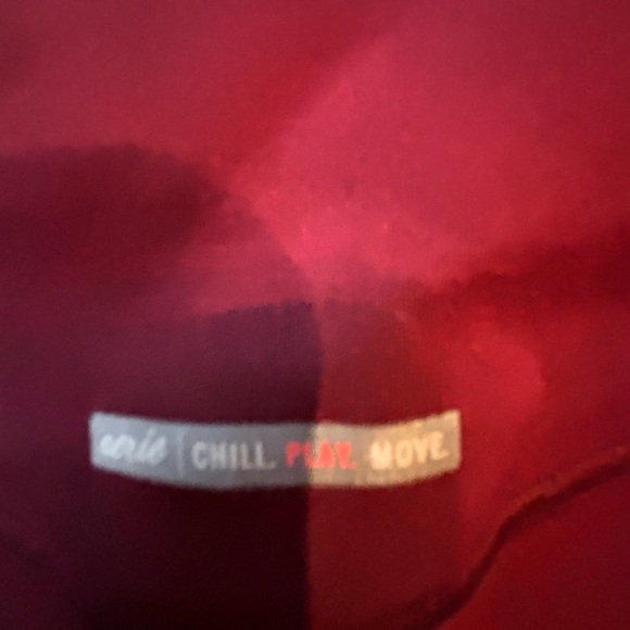 Like New Aerie Burgundy High Rise Leggings - Picture 5 of 5